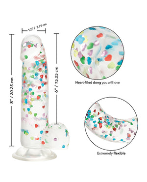 Naughty Bits Naughty Bits I Love Dick Heart Filled Dong - Multicolor - Image 5