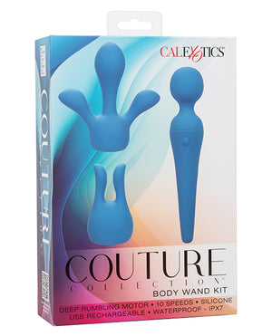 Couture Couture Collection Body Wand Vibrator Kit - Blue - Image 3
