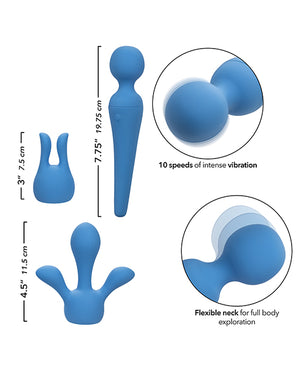 Couture Couture Collection Body Wand Vibrator Kit - Blue