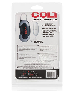 Colt COLT Xtreme Turbo Bullet Power Pack Waterproof - 2 Speed Silver - Image 5