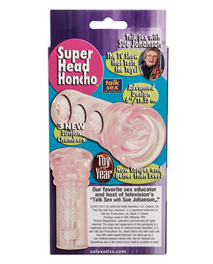 Sue Johanson's Royal Toy Line Sue Johanson Super Head Honcho - Pink - Image 2