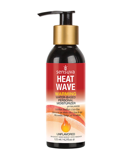 Sensuva Sensuva Warming Water-Based Personal Moisturizer - Heat Wave 4 oz