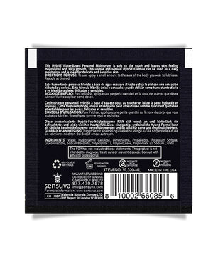 Sensuva Hybrid Personal Moisturizer Single Use Packet - 6 ml Unscented - Image 2