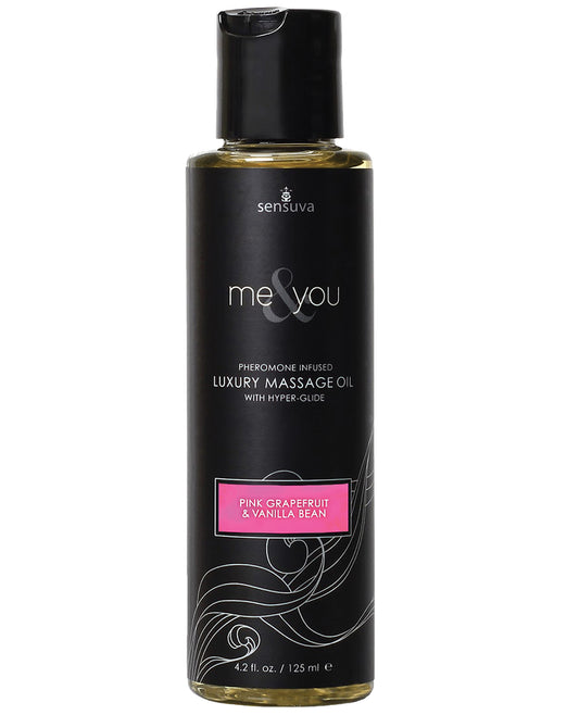 Sensuva Sensuva Me &amp; You Massage Oil - 4.2 oz Sensual Bliss