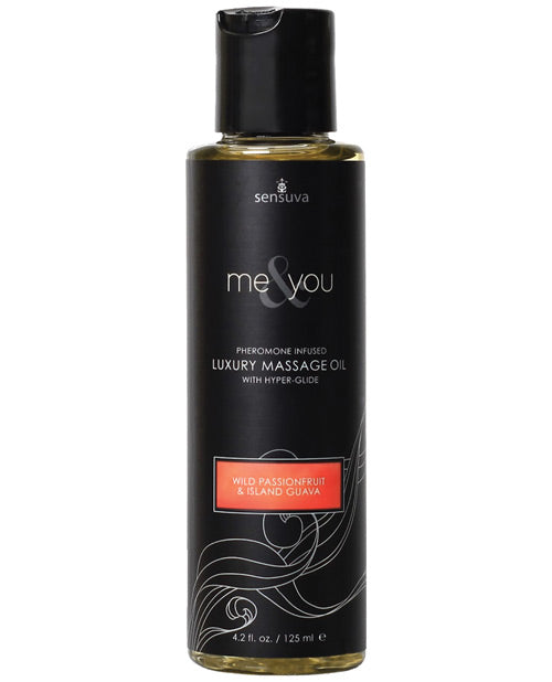 Sensuva Sensuva Me &amp; You Massage Oil - 4.2 oz Island Passion