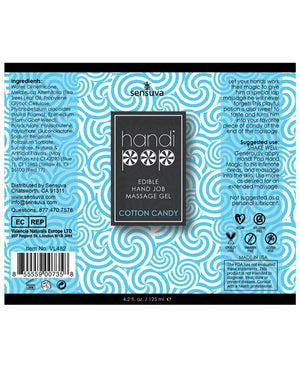 Handipop Handipop Hand Job Massage Gel - 4.2 oz Bottle Cotton Candy