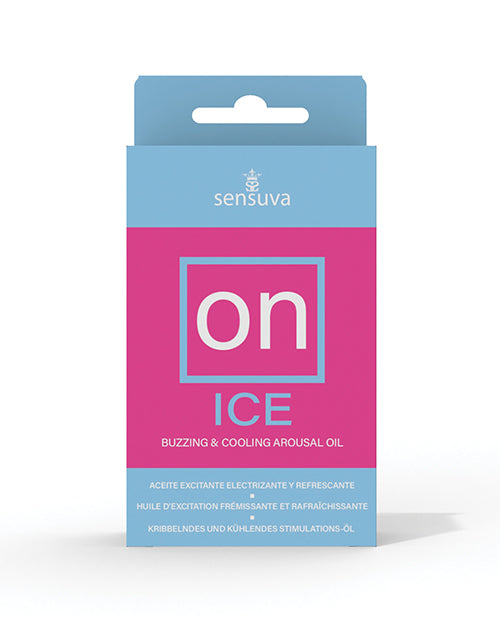 On ON Ice Buzzing &amp; Cooling Female Arousal Oil Medium Box - 5 ml Bottle