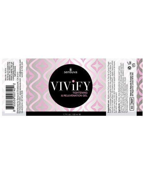 Sensuva Sensuva Vivify Tightening Gel - 1.7 oz - Image 2
