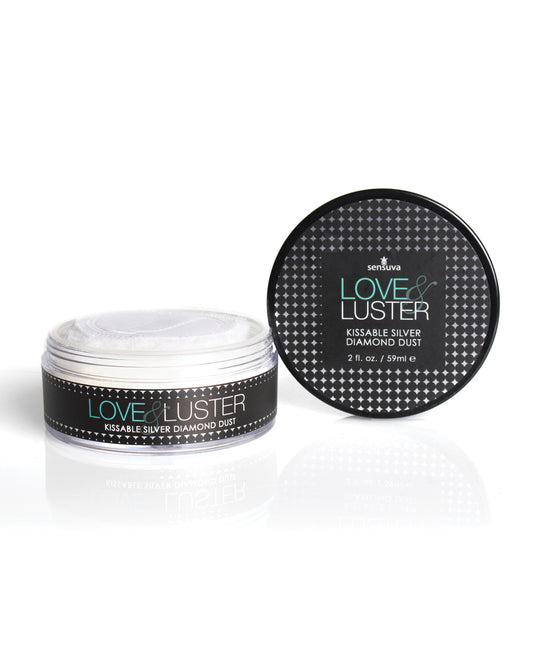 Sensuva Sensuva Love &amp; Luster Kissable Diamond Dust - 2 oz Jar - Image 2