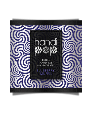 Handipop Handipop Hand Job Massage Gel Single Use Packet - 6 ml Blueberry Muffin