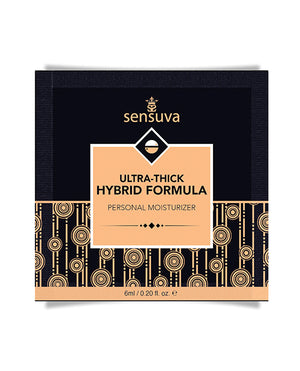 Sensuva Sensuva Ultra Thick Hybrid Personal Moisturizer Single Use Packet - 6 ml Unscented
