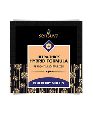 Sensuva Sensuva Ultra Thick Hybrid Personal Moisturizer Single Use Packet - 6 ml Blueberry Muffin