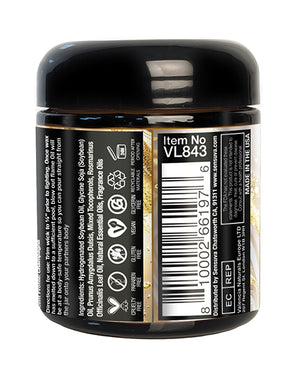 Sensuva Sensuva Lit Champagne Luxury Massage Candle - 4 oz - Image 2