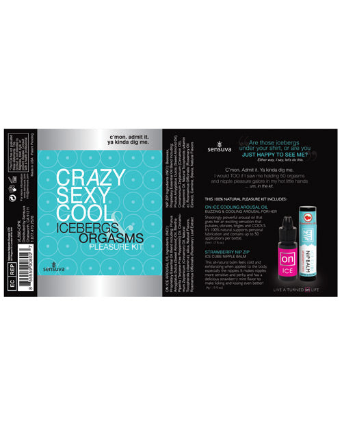 Sensuva Sensuva Crazy Sexy Cool Icebergs &amp; Orgasms Pleasure Kit - Image 2