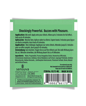On ON For Her Arousal Gel Single Use Packet - 6 ml Spearmint - Image 2