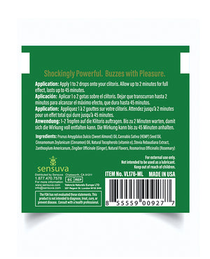 On ON Hemp Arousal Oil - Single Use Ampoule Packet - Image 2