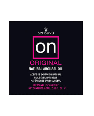 On ON Original Arousal Oil Ampoule Packet