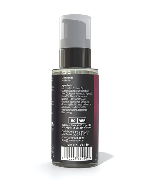 Sensuva Sensuva Me &amp; You Massage Oil - 2 oz Berry Flirty - Image 2