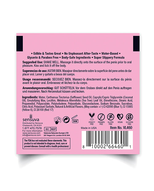 Lic O Licious Lic O Licious Oral Delight Cream - 6 ml Packet Cotton Candy - Image 2