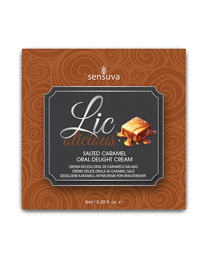 Lic O Licious Lic O Licious Oral Delight Cream - 6 ml Packet Salted Caramel
