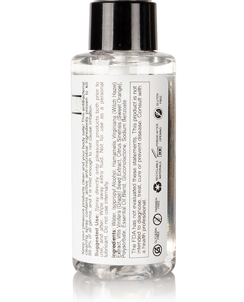 Sensuva Sensuva Think Clean Thoughts Anti Bacterial Toy Cleaner - 2 oz Bottle