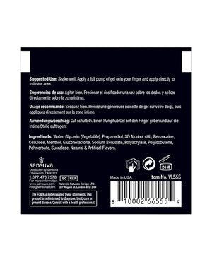 Sensuva Happy Hiney Anal Comfort Gel - 6 ml Single Use Packet - Image 2