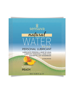 Sensuva Sensuva Natural Water Based Personal Moisturizer Single Use Packet - 6 ml Peach