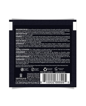 Sensuva Sensuva Natural Water Based Personal Moisturizer Single Use Packet - 6 ml Peach - Image 2