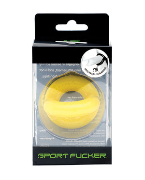 Sport Fucker Sport Fucker Universal Cockring - Yellow - Image 2