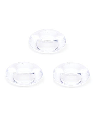 Sport Fucker Sport Fucker Chubby Cockring Pack of 3 - Clear - Image 4