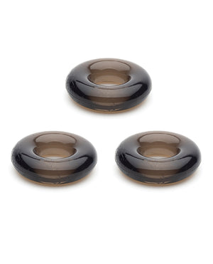 Sport Fucker Sport Fucker Chubby Cockring Pack of 3 - Smoke - Image 4