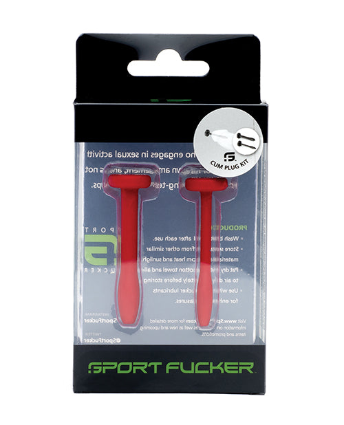 Sport Fucker Sport Fucker Cum Plug Kit - Red - Image 2