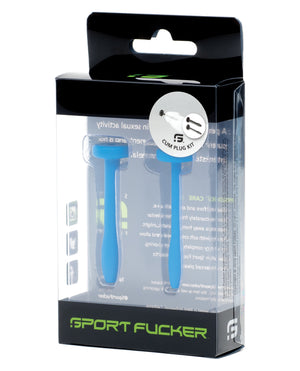 Sport Fucker Sport Fucker Cum Plug Kit - Blue - Image 3