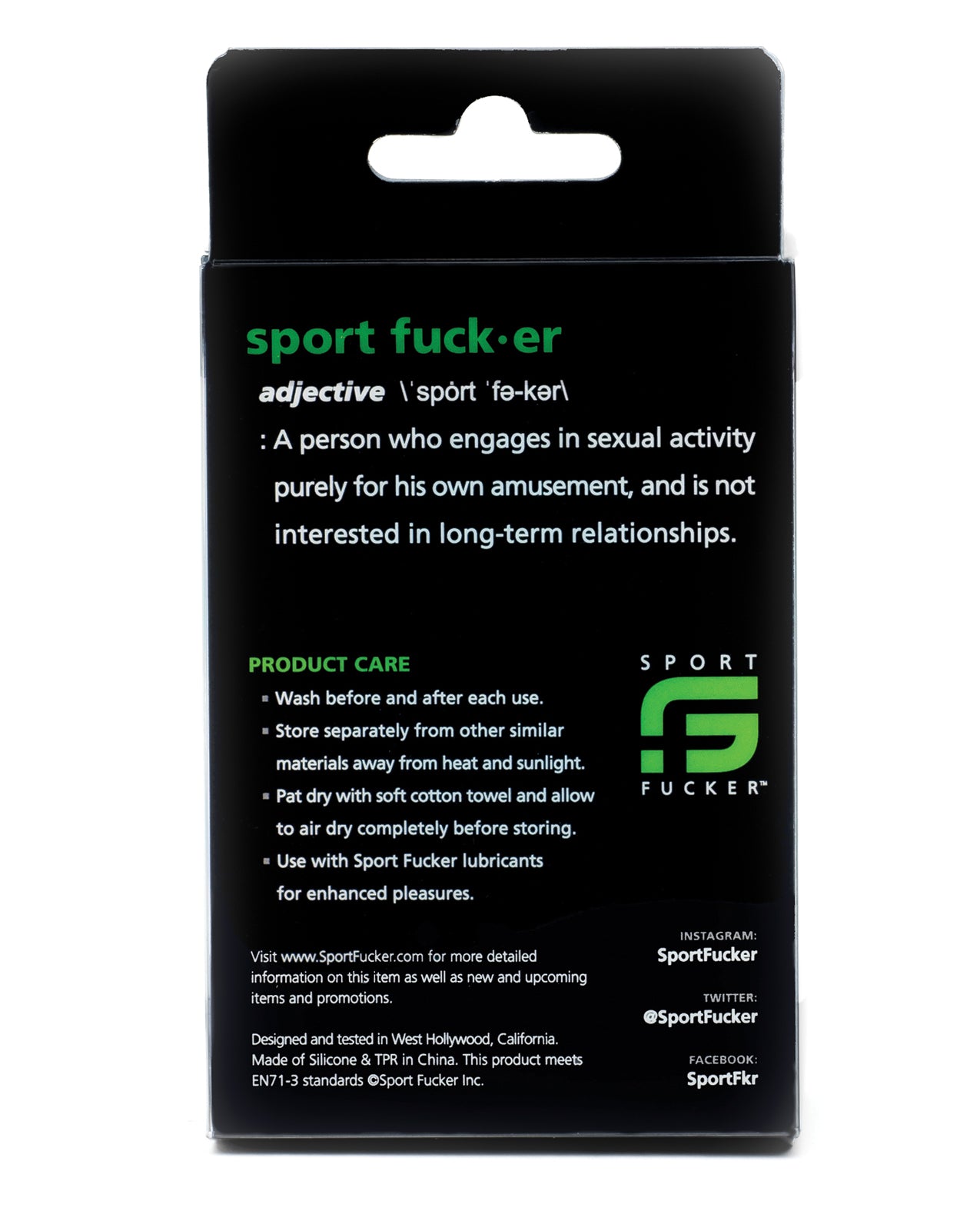 Sport Fucker Sport Fucker Cock Plug - Black