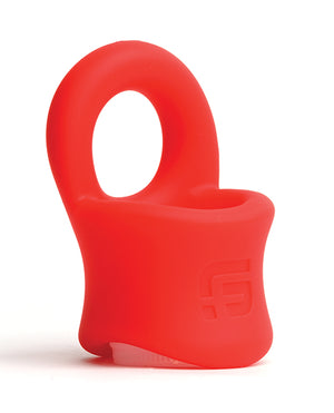 Sport Fucker Sport Fucker Silicone Baller Ring - Red - Image 3