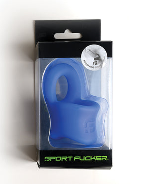 Sport Fucker Sport Fucker Silicone Baller Ring - Blue - Image 2