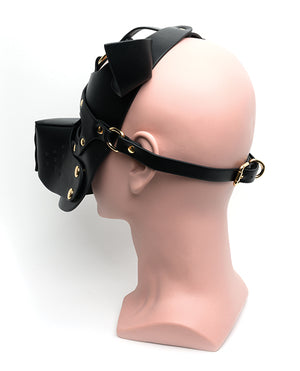 665 665 Bondage Pup Hood - O/S Black - Image 3