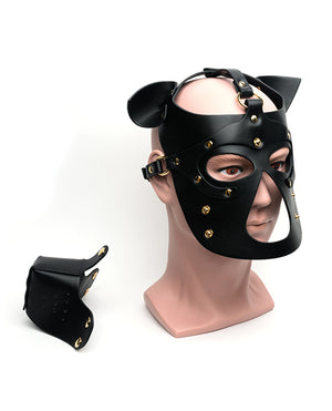 665 665 Bondage Pup Hood - O/S Black - Image 4
