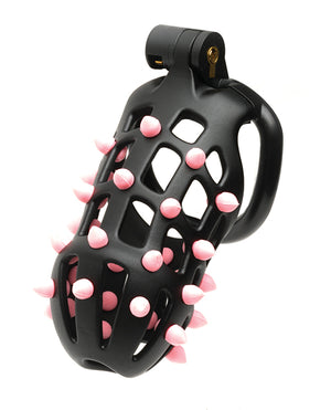 Sport Fucker Sport Fucker Cellmate FlexiSpike Chastity Cage - Size 3 Black/Pink - Image 2