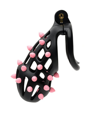 Sport Fucker Sport Fucker Cellmate FlexiSpike Chastity Cage - Size 3 Black/Pink - Image 3