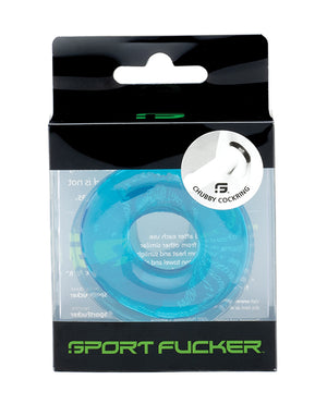 Sport Fucker Sport Fucker Chubby Cockring - Ice Blue - Image 2