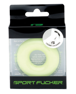 Sport Fucker Sport Fucker Chubby Cockring - Glow - Image 4