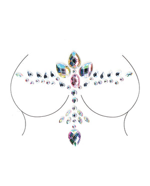 Le Desir by Shots Shots Bliss High Waist Fishnet Skirt &amp; free Body Jewelry Multi O/S - Image 3