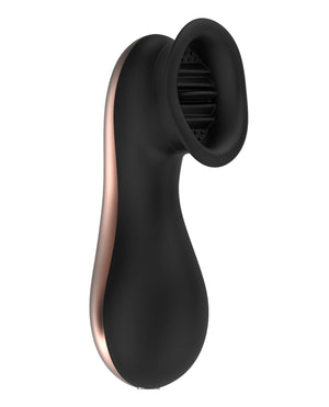 Elegance Shots Elegance Dreamy Oral Clitoral Stimulator - 10 Speed Black - Image 2