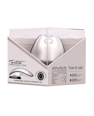 Twitch Shots Twitch Innovation Hands Free Clitoral Stimulator - Silver - Image 5