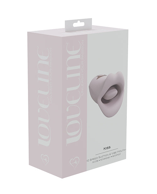 Loveline Shots Loveline Kiss Suction &amp; Mouth Vibe - Pink