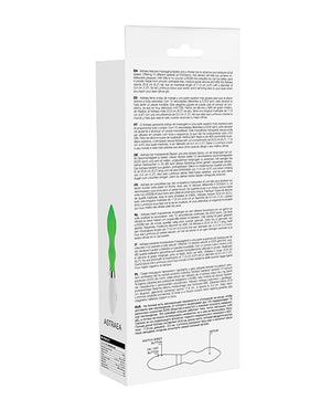 Luminous Shots Luminous Astraea Silicone 10 Speed Vibrator - Green - Image 3