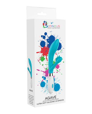 Luminous Shots Luminous Agave Silicone 10 Speed Rabbit - Turquoise
