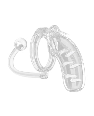 Man Cage Shots Man Cage 4.5" Cock Cage w/Plug 11 - Clear - Image 4