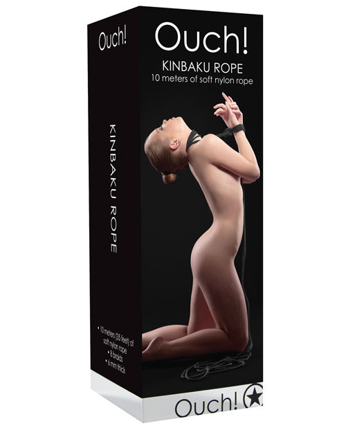 Ouch Shots Ouch Kinbaku Rope - Black - Image 2